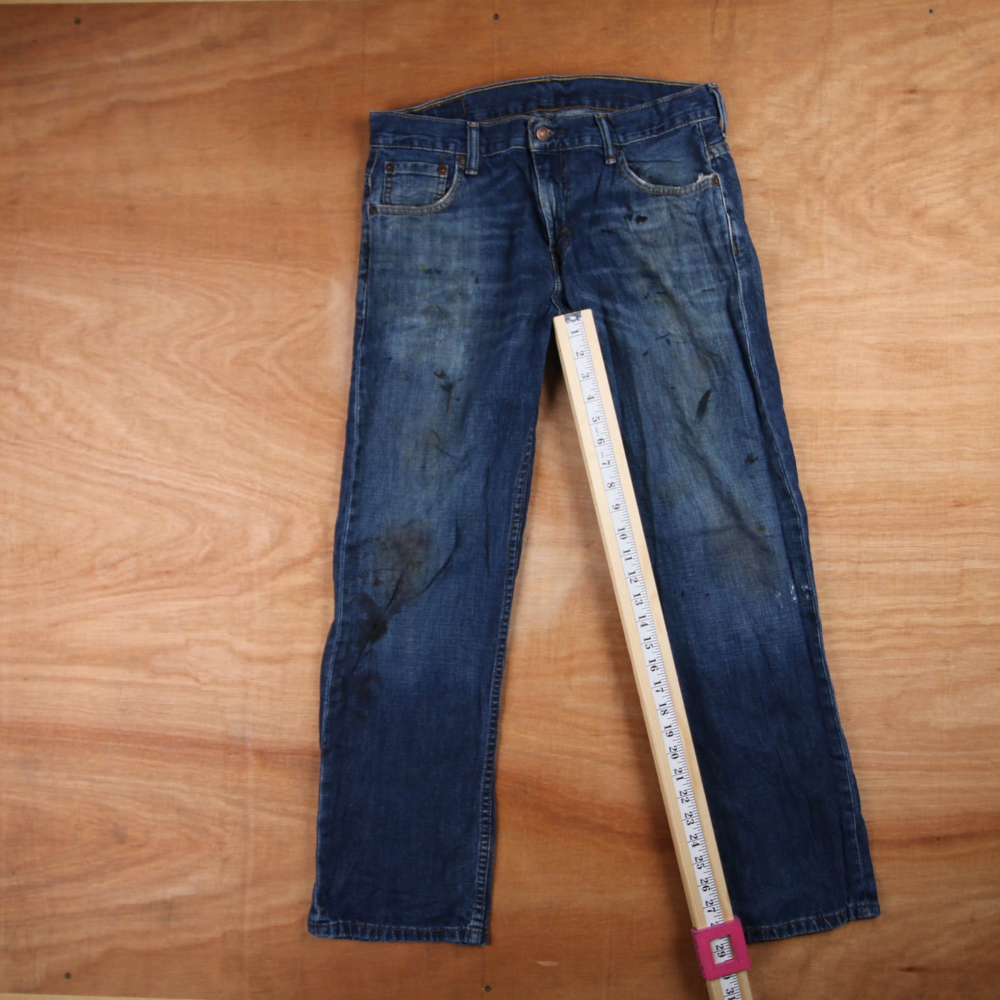 Levi's Red Tab W32 L29 Relaxed Straight Blue Denim Jeans