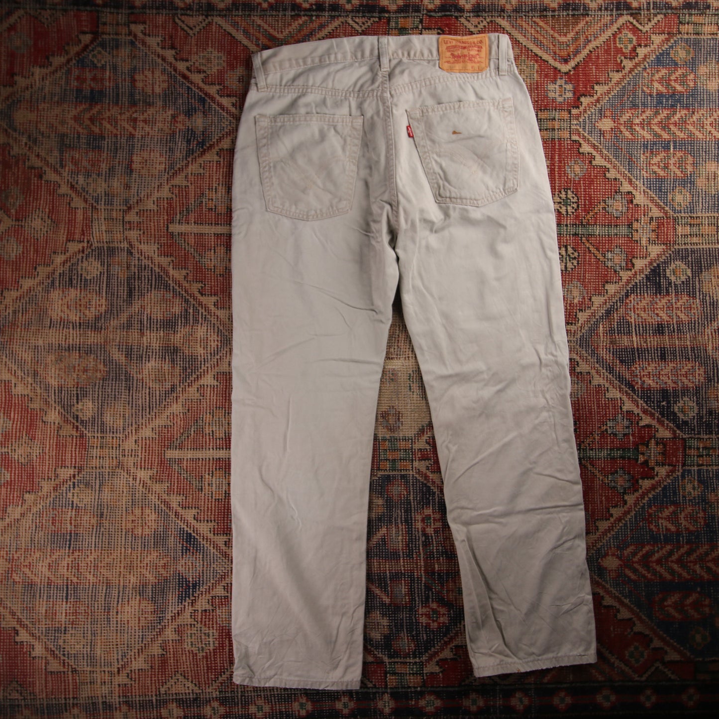 Levi's 581 Red Tab W34 L29 Straight Blue Denim Jeans