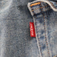 Levi's 505 Red Tab W38 L27 Straight Leg Regular Fit Blue Denim Jeans