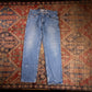 Lee W30 L29 Straight Leg Relaxed Fit Blue Denim Jeans