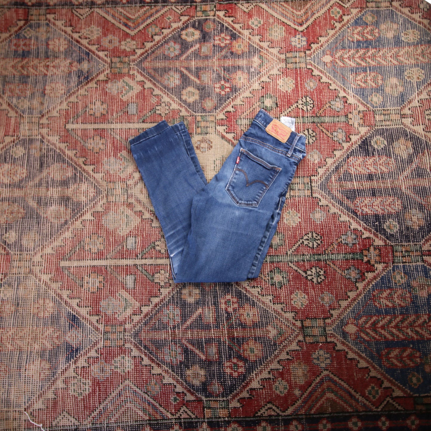 Levi's W26 L26 Skinny Blue Denim Jeans