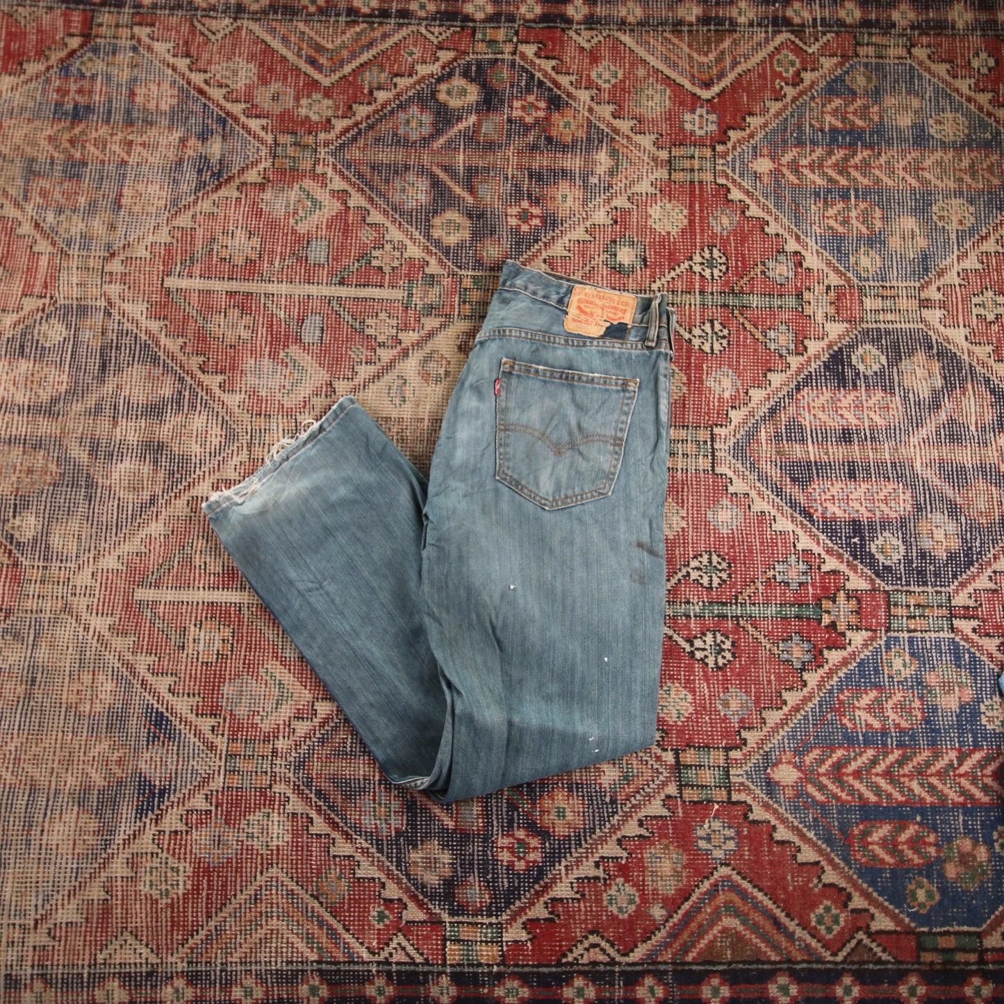 Levi's 559 W34 L30 Straight Leg Relaxed Fit Blue Denim Jeans