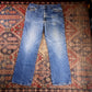 Lee W34 L30 Straight Leg Relaxed Fit Blue Denim Jeans
