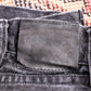 Lee W34 L33 Straight Leg Relaxed Fit Black Denim Jeans