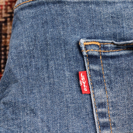 Levi's 502 W40 L28 Tapered Leg Regular Fit Blue Denim Jeans