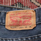 Levi's 514 Red Tab W30 L30 Straight Leg Blue Denim Jeans
