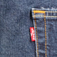 Levi's 505 Red Tab W26 L30 Straight Leg Regular Fit Blue Denim Jeans