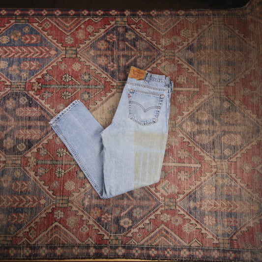 Levi's W34 L30 Tapered Leg Relaxed Fit Blue Denim Jeans