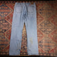 Wrangler W38 L33 Straight Leg Relaxed Fit Blue Denim Jeans