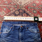 Wrangler W36 L30 Straight Classic Ripped Style Blue Denim Jeans