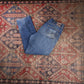 Wrangler W32 L32 Straight Leg Relaxed Fit Blue Denim Jeans