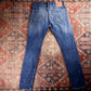 Levi's 508 Red Tab W32 L34 Tapered Leg Regular Fit Blue Denim Jeans