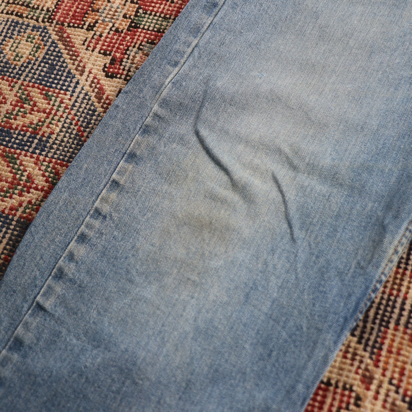 Levi's W36 L31 Straight Leg Relaxed Fit Blue Denim Jeans