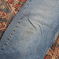 Levi's W36 L31 Straight Leg Relaxed Fit Blue Denim Jeans