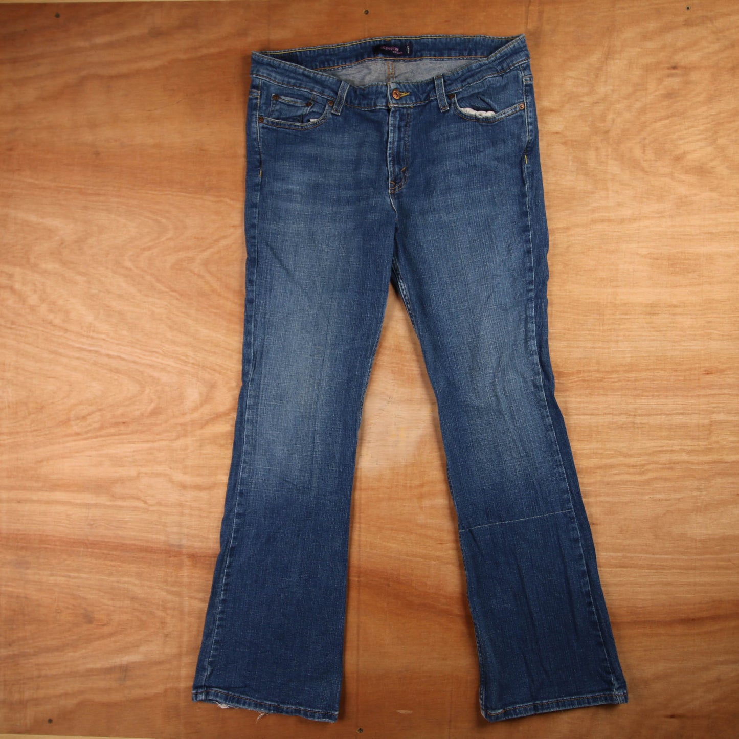 Levi's Red Tab W36 L133 Bootcut Blue Denim Jeans