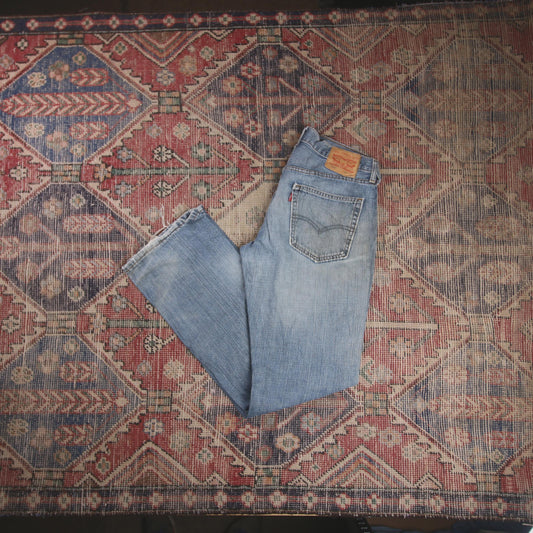 Levi's 559 W34 L33 Straight Leg Relaxed Fit Blue Denim Jeans