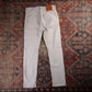 Levi's 502 White Tab W30 L29 Tapered Leg Regular Fit White Denim Jeans