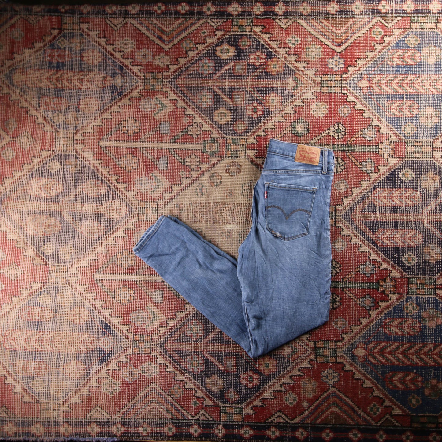 Levi's 311 Red Tab W30 L30 Skinny Blue Denim Jeans