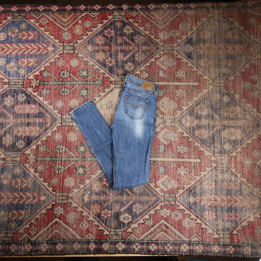 Levi's W26 L30 Skinny Blue Denim Jeans