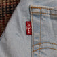 Levi's W28 L26 Straight Leg Blue Denim Jeans