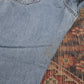 Wrangler W38 L30 Straight Leg Relaxed Fit Blue Denim Jeans