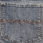 Lee W40 L32 Straight Leg Loose Fit Blue Denim Jeans