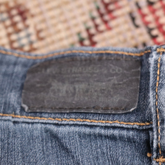 Levi's W28 L28 Skinny Blue Denim Jeans