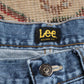 Lee W36 L32 Straight Leg Loose Fit Blue Denim Jeans