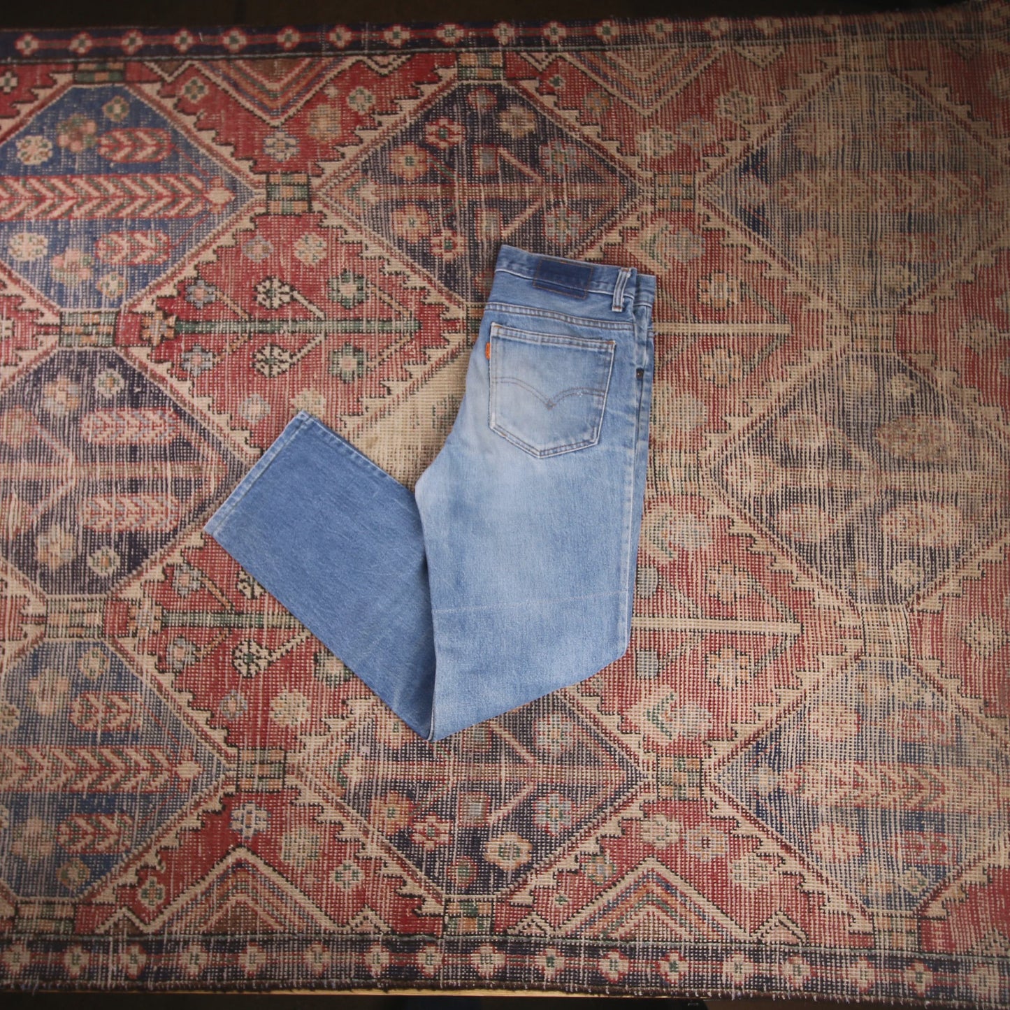 Levi's Orange Tab W30 L28 Tapered Leg Relaxed Fit Blue Denim Jeans