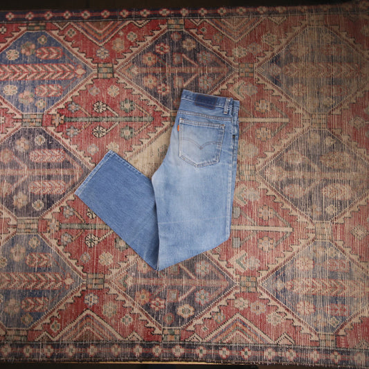 Levi's Orange Tab W30 L28 Tapered Leg Relaxed Fit Blue Denim Jeans