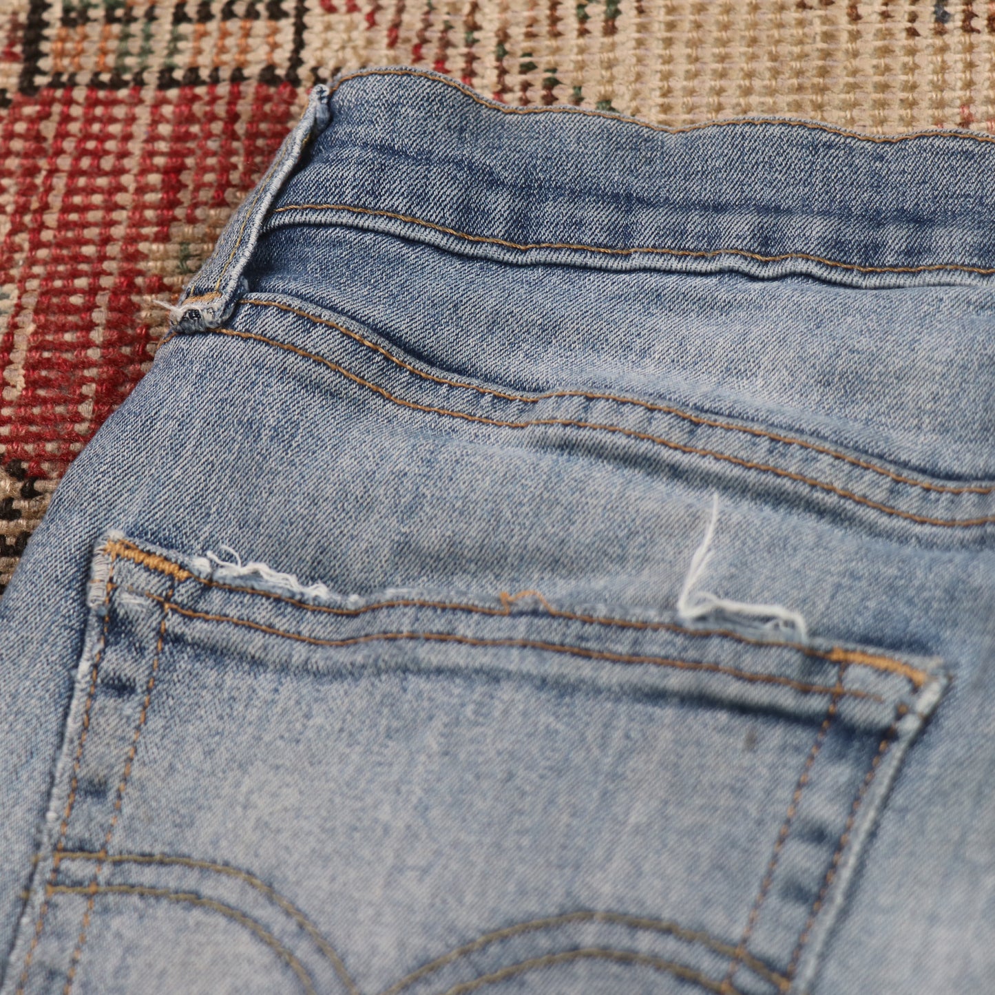 Levi's W30 L28 Slim Fit Blue Denim Jeans