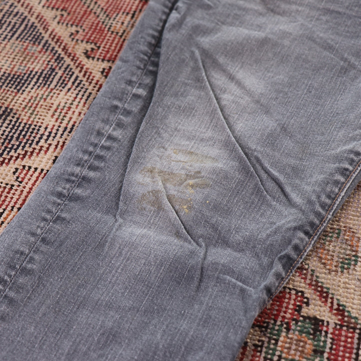 Levi's 511 Red Tab W34 L32 Slim Fit Grey Denim Jeans