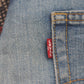 Levi's 514 W38 L30 Straight Leg Blue Denim Jeans
