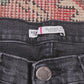 Lee W32 L28 Straight Leg Black Denim Jeans