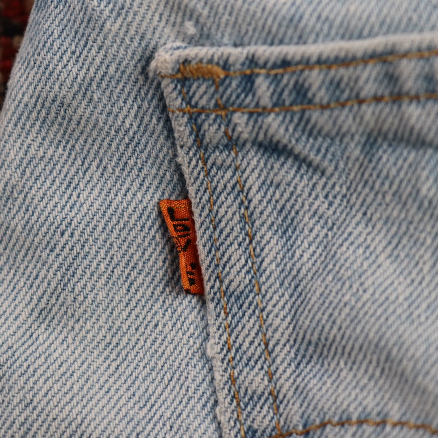 Levi's Orange Tab W30 L26 Tapered Leg Loose Fit Blue Denim Jeans