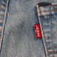 Levi's 505 Red Tab W28 L32 Straight Leg Regular Fit Blue Denim Jeans
