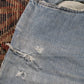 Levi's 550 W36 L32 Tapered Leg Relaxed Fit Classic Ripped Style Blue Denim Jeans
