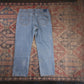Lee W38 L28 Straight Leg Regular Fit Blue Denim Jeans