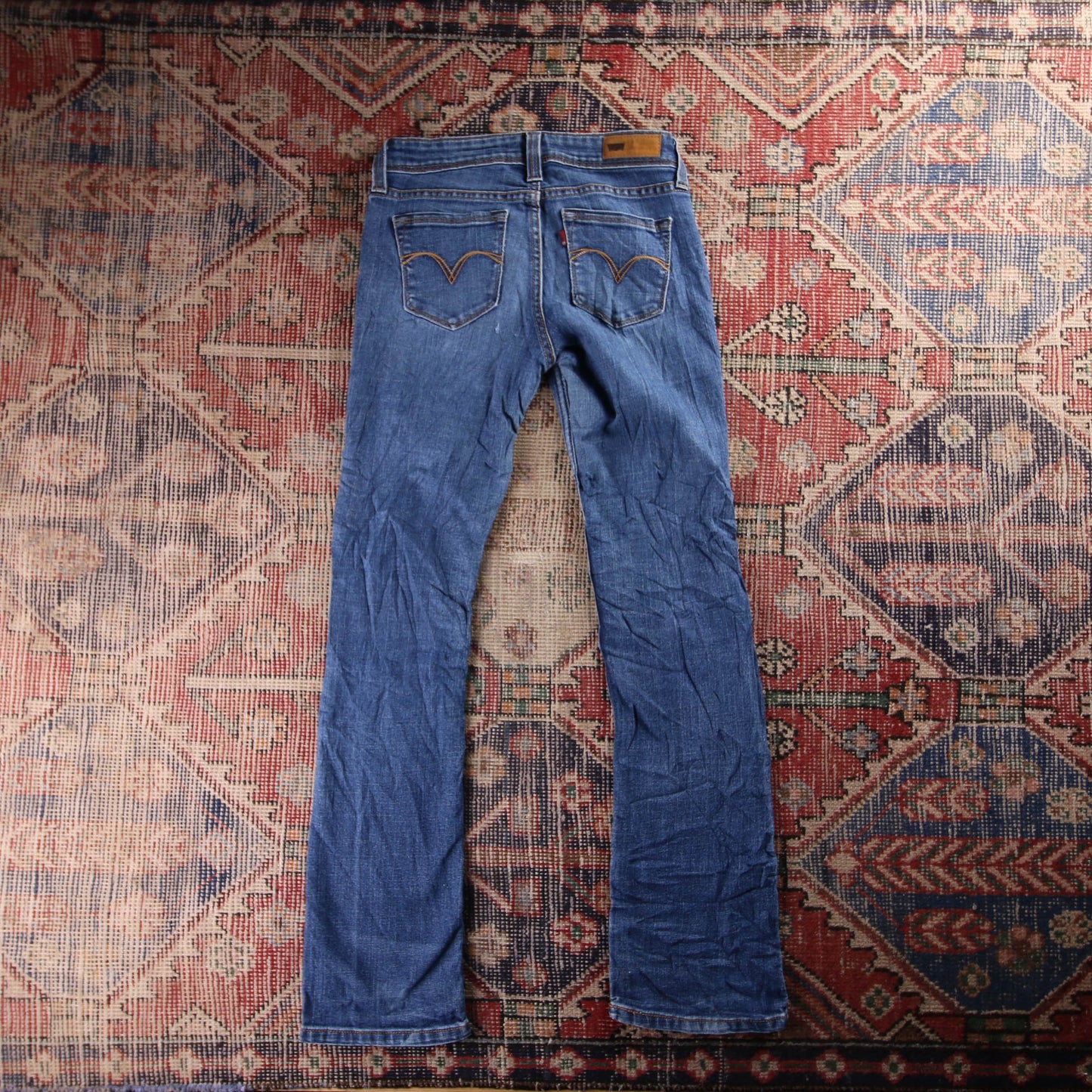 Levi's Red Tab W28 L30 Bootcut Blue Denim Jeans