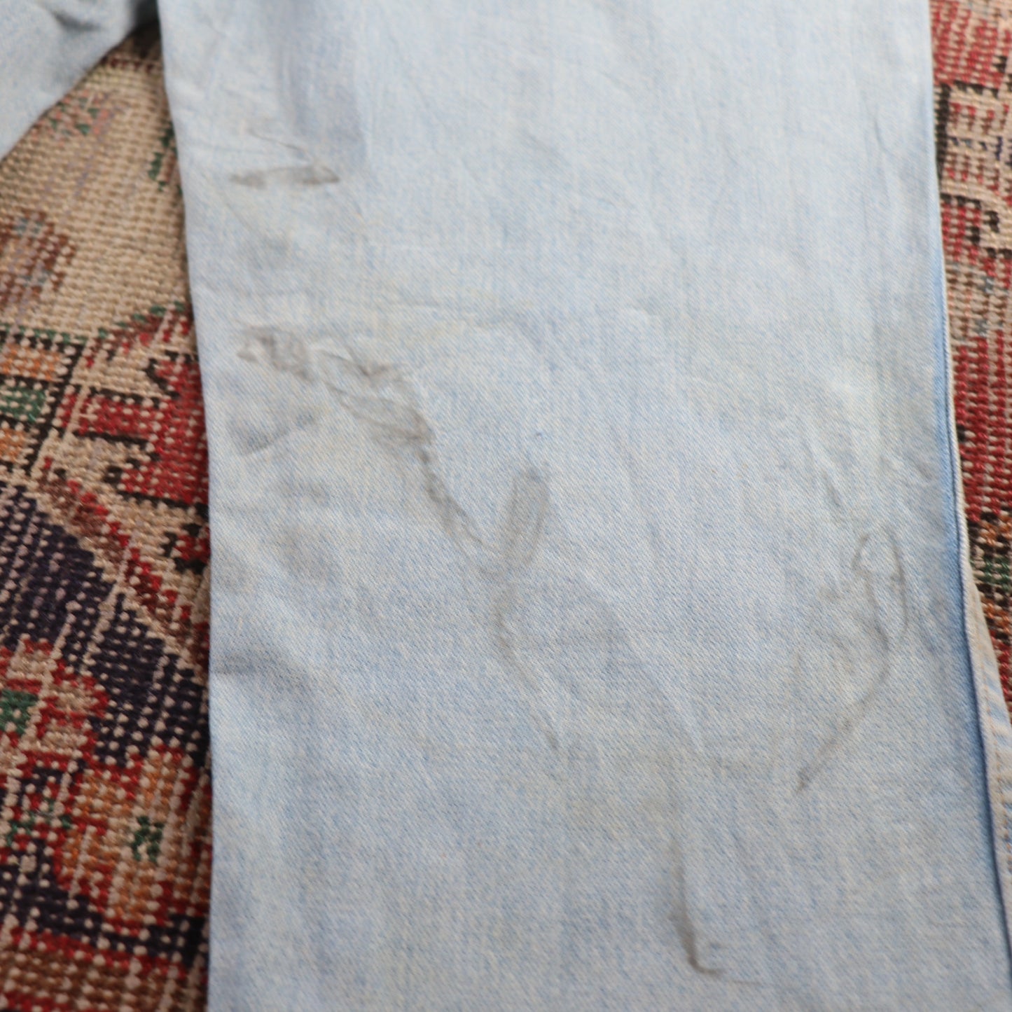 Wrangler W32 L33 Straight Blue Denim Jeans