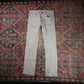 Levi's 513 W30 L29 Straight Leg Slim Fit Grey Denim Jeans