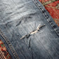 Levi's 559 W34 L31 Straight Leg Relaxed Fit Classic Ripped Style Blue Denim Jean