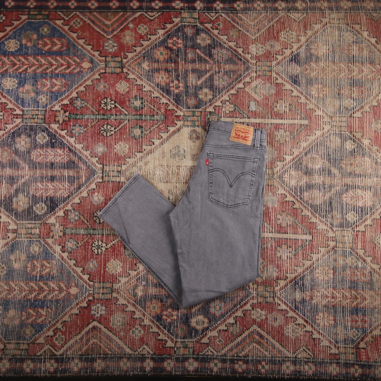 Levi's 501 W30 L26 Original Fit Grey Denim Jeans