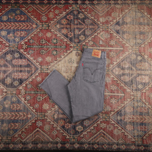 Levi's 501 W30 L26 Original Fit Grey Denim Jeans
