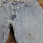 Levi's 505 W32 L33 Straight Leg Regular Fit Blue Denim Jeans
