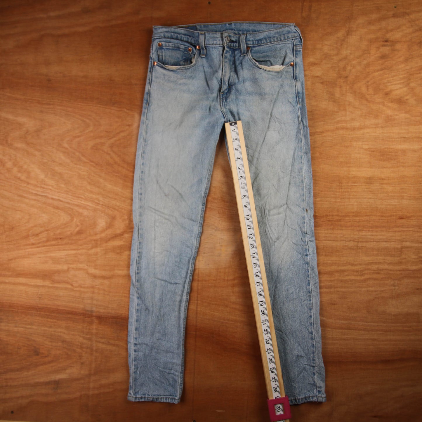 Levi's 511 Red Tab W30 L30 Slim Fit Blue Denim Jeans