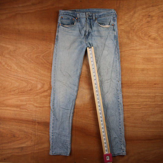 Levi's 511 Red Tab W30 L30 Slim Fit Blue Denim Jeans