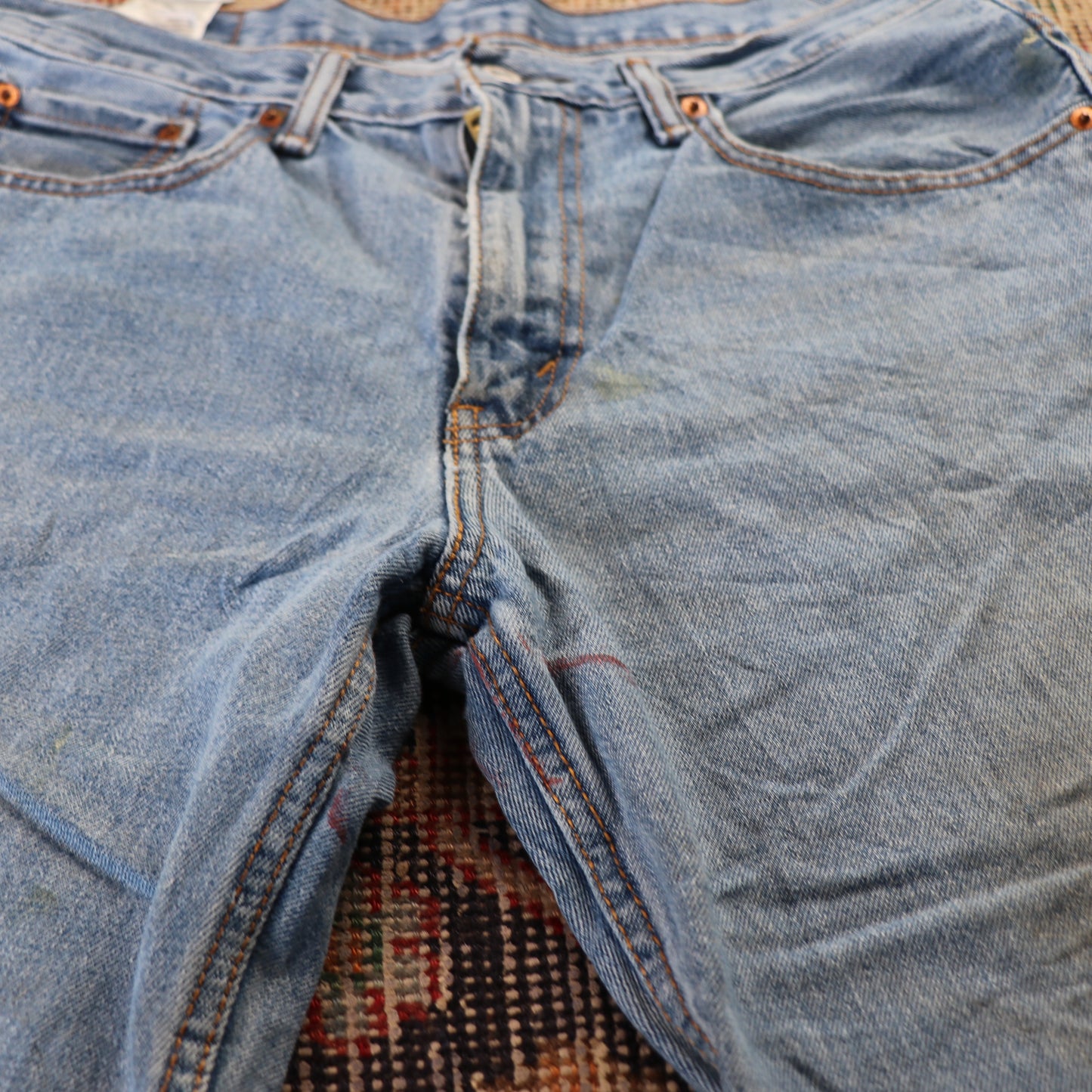 Levi's 516 W34 L25 Straight Leg Blue Denim Jeans