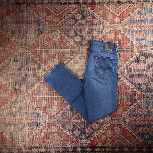 Levi's 541 W32 L32 Tapered Leg Classic Ripped Style Blue Denim Jeans