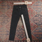Levi's 512 Red Tab W28 L28 Tapered Leg Slim Fit Black Denim Jeans